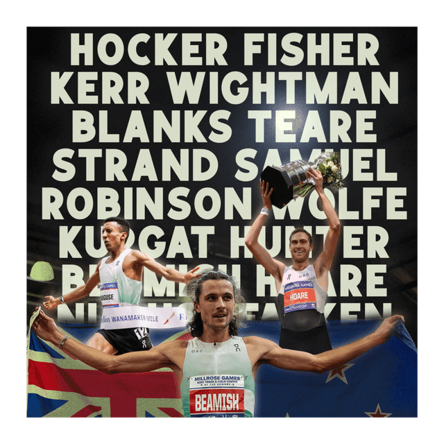 WE'RE GOING TO THE MILLROSE GAMES