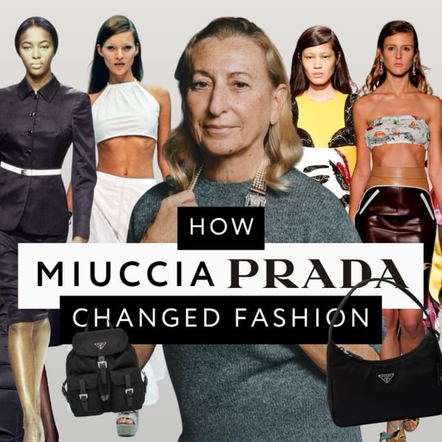 How Miuccia Prada Changed Fashion - 90's feminist minimalism, buying Versace, redefining luxury