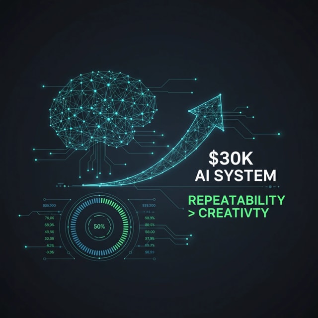 The AI Content System Built for $30,000 Months